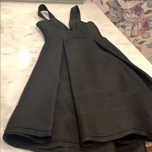 Nicholas Mesh Deep V Ball Dress